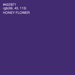 #422B71 - Honey Flower Color Image